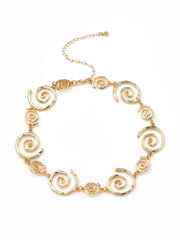 SPIRAL CHAIN NECKLACE