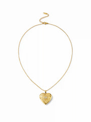 HAERT SHAPED LETTERS PENDANT NECKLACE