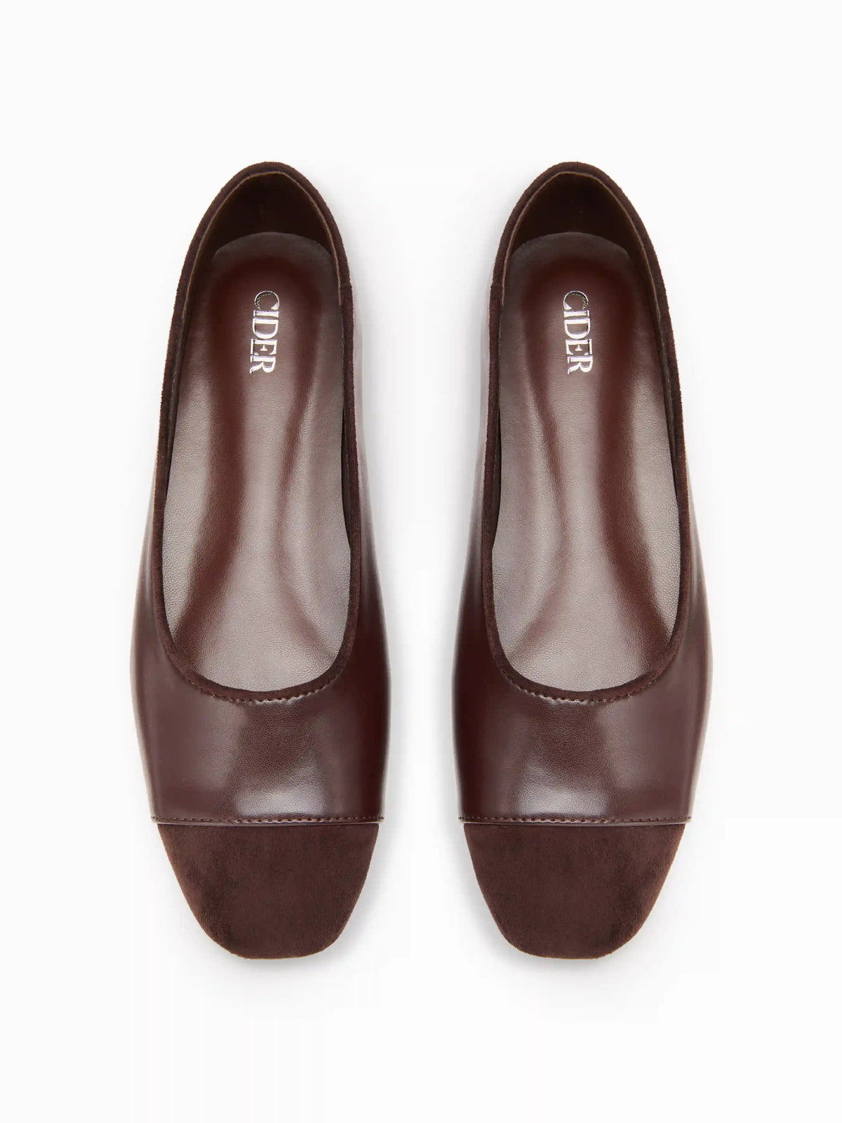 FAUX LEATHER & FAUX SUEDE FLATS