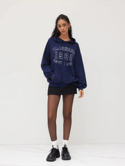 1990 Terry Graphic Oversized Hoodie