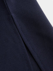 Boat Neck Solid Ruched Maxi Dress