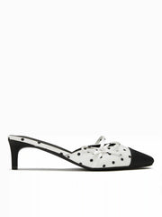 BOWKNOT & POLKA DOT HEELS