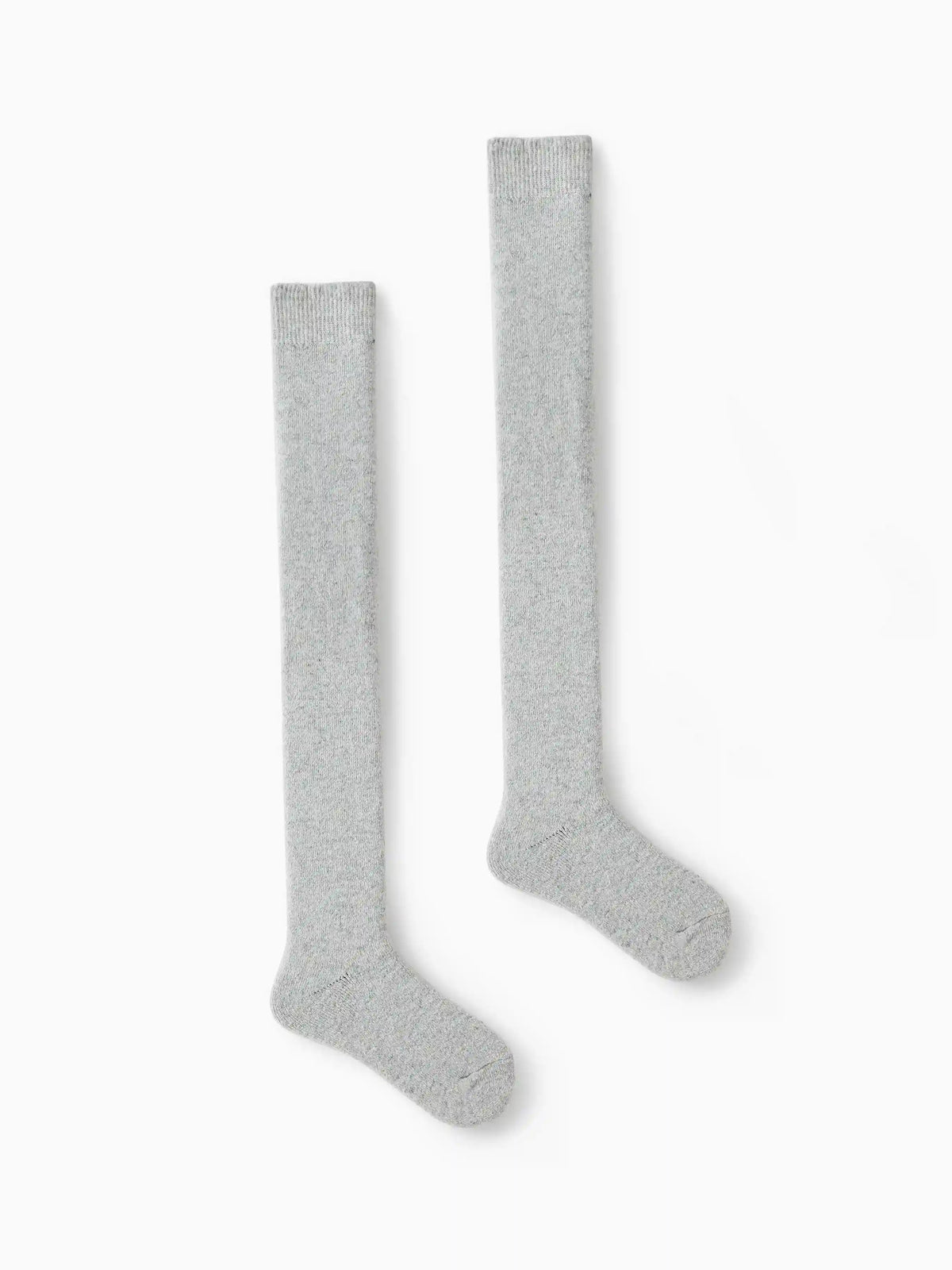 SOLID FLEECE LINED OVER THE KNEE SOCKS