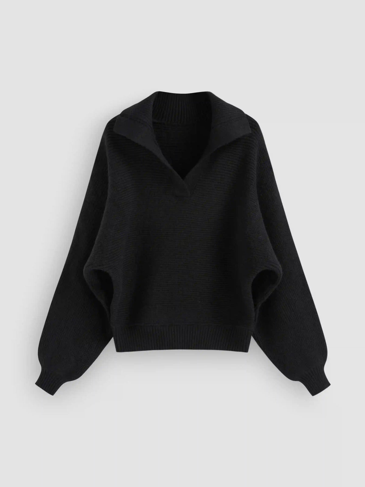 Polo Solid Long Sleeve Sweater
