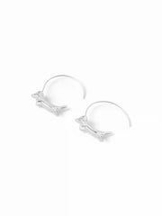 DACHSHUND SHAPED  HOOP EARRINGS