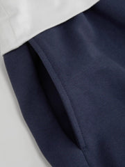 Cotton-blend Mid Rise Colorblock Pocket Barrel-leg Trousers