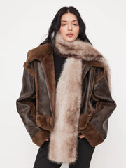 FUZZY SCARF