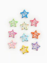 10PCS STAR HAIR CLIPS