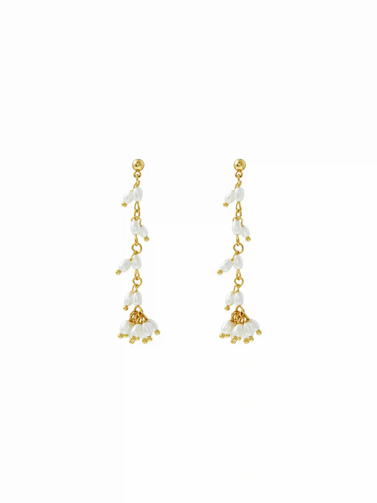 FAUX PEARL DROP EARRINGS