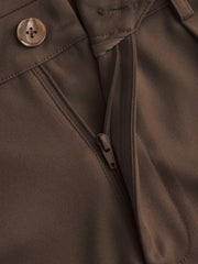 Mid Rise Straight Leg Trousers