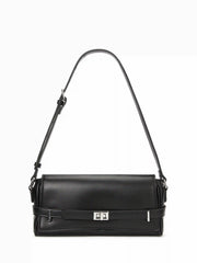 SQUARE BUCKLE SHOULDER BAG