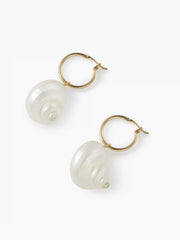 SHELL DROP EARRINGS