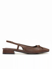 BOWKNOT SLINGBACK FLATS