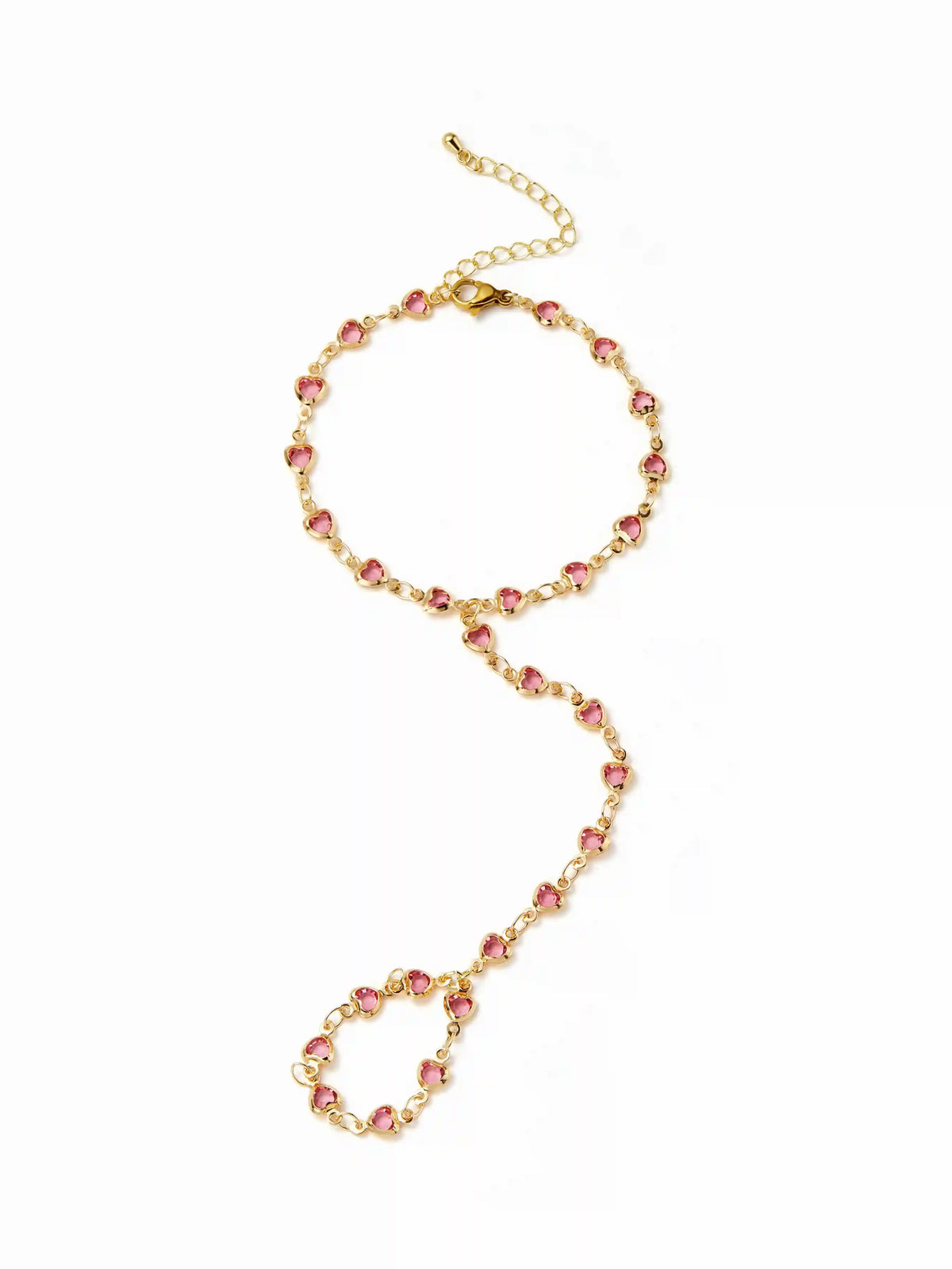 HEART HAND CHAIN BRACELET