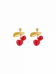 CHERRY DROP EARRINGS