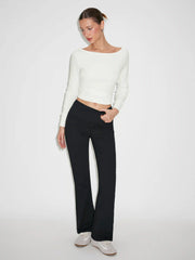 Mid Rise Bootcut Active Leggings