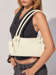 DOUBLE POCKET SHOULDER BAG