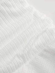 Cotton-blend Cowl Halter Neckline Ruched Mini Dress