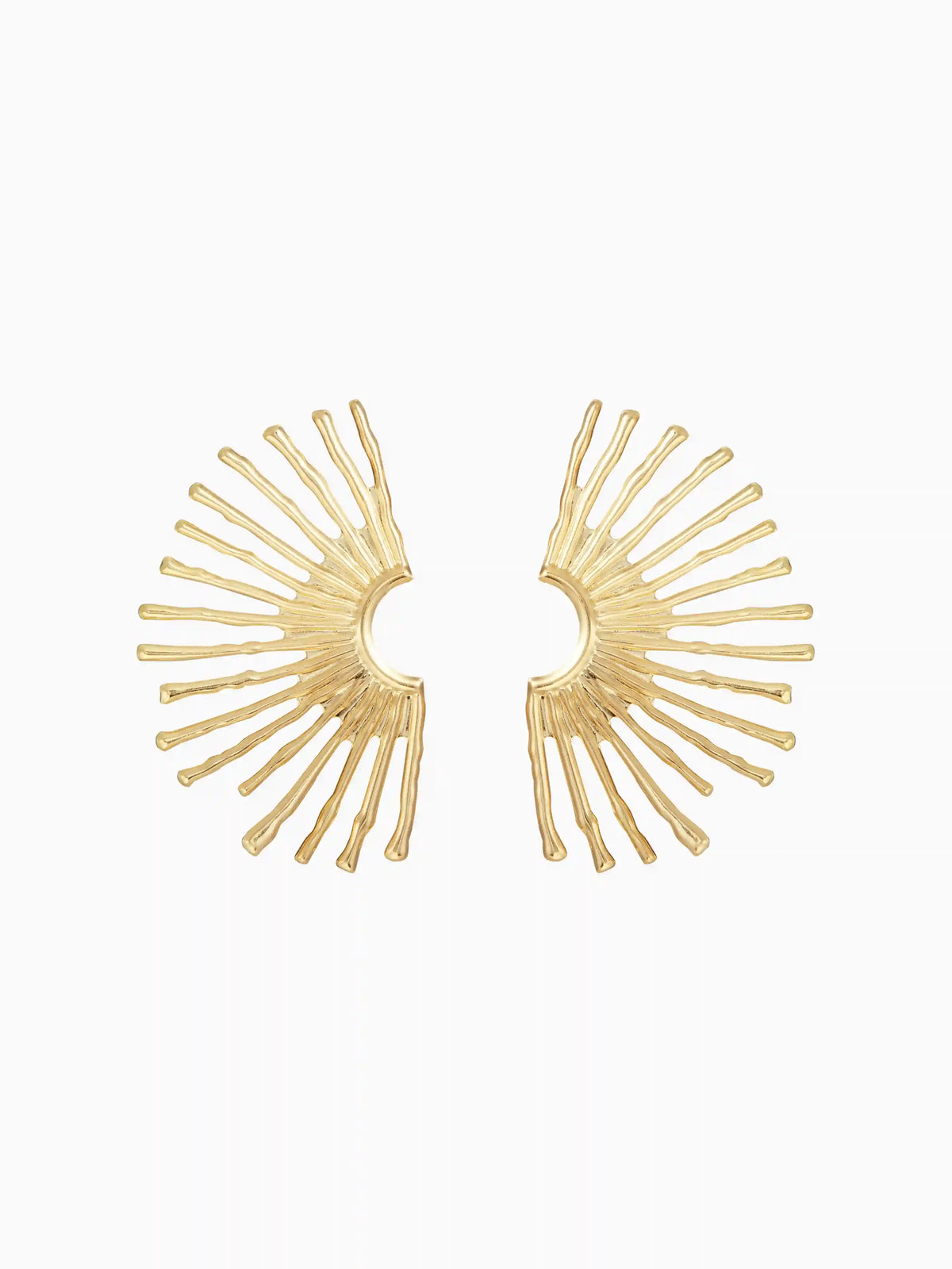 HALF SUN STUD EARRINGS