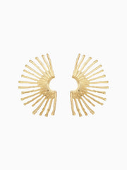 HALF SUN STUD EARRINGS
