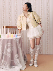 MULTI-BUCKLE CHUNKY HEELED KNEE HIGH BOOTS