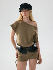 STUDDED & POCKET BUCKLE BELT