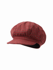 PLAID BERET HAT
