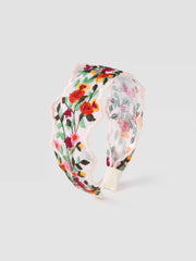 FLORAL EMBROIDERED HEADBAND