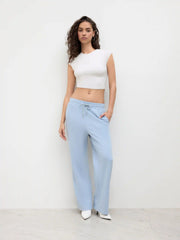 CDR Second Skin Double Layered Round Neckline Short Sleeve Crop Tee