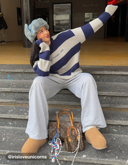 Drawstring Pull-On Wide Leg Sweatpants