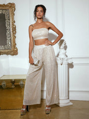 Sequined Pull-On Pant