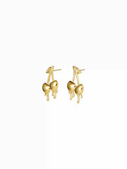 LIQUID CHERRY STUD EARRINGS