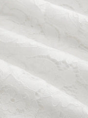 Lace Bowknot Two Tone A-line Mini Dress