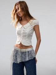 LACE WRAP SKIRT