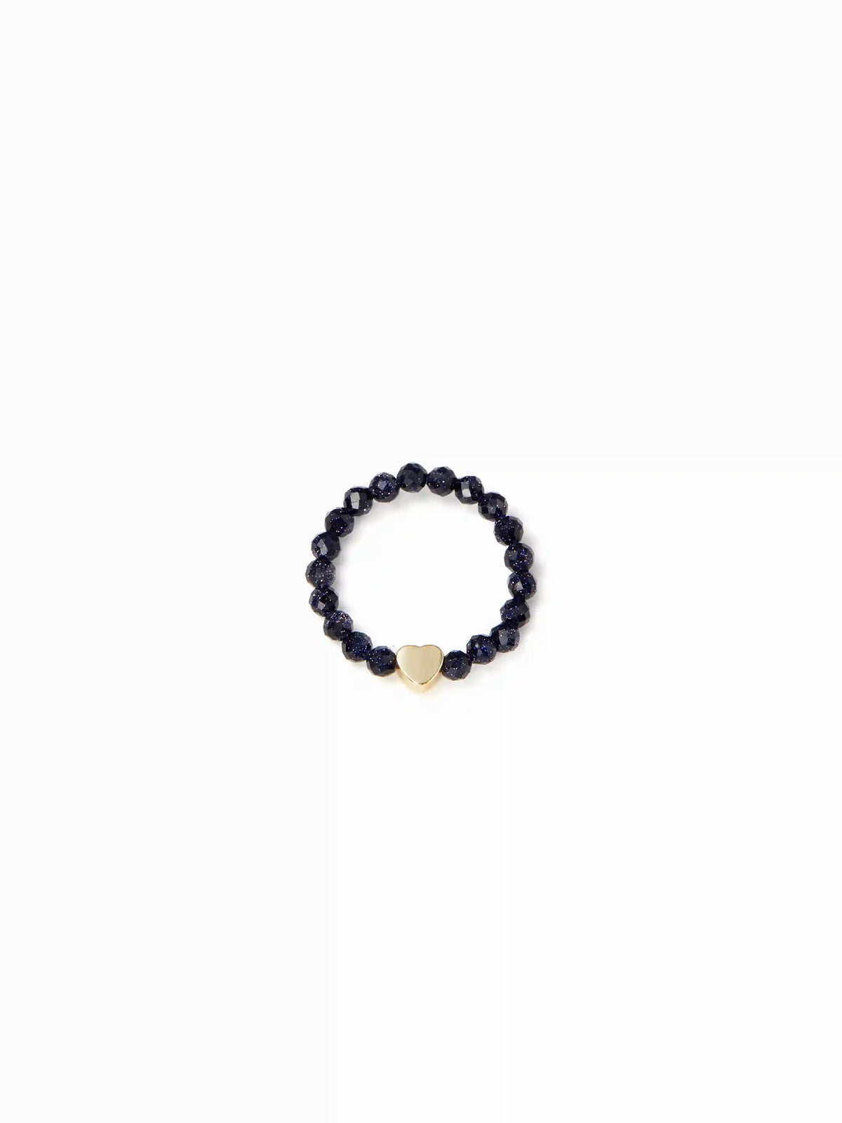 HEART BEADED RING