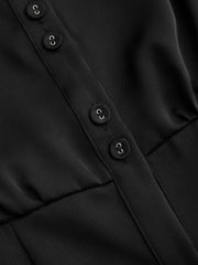Satin Short Sleeve Ruched Corset Blouse
