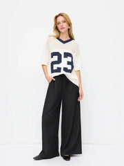 Wide Leg Pull-On Pant