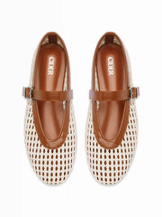 WOVEN STRAP FLATS