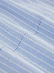 Cotton-blend Polo Striped Short Sleeve Shirt