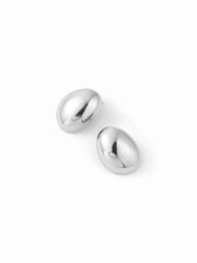 OVAL STUD EARRINGS