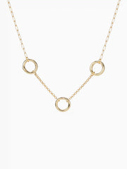 TRIPLE CIRCLE NECKLACE