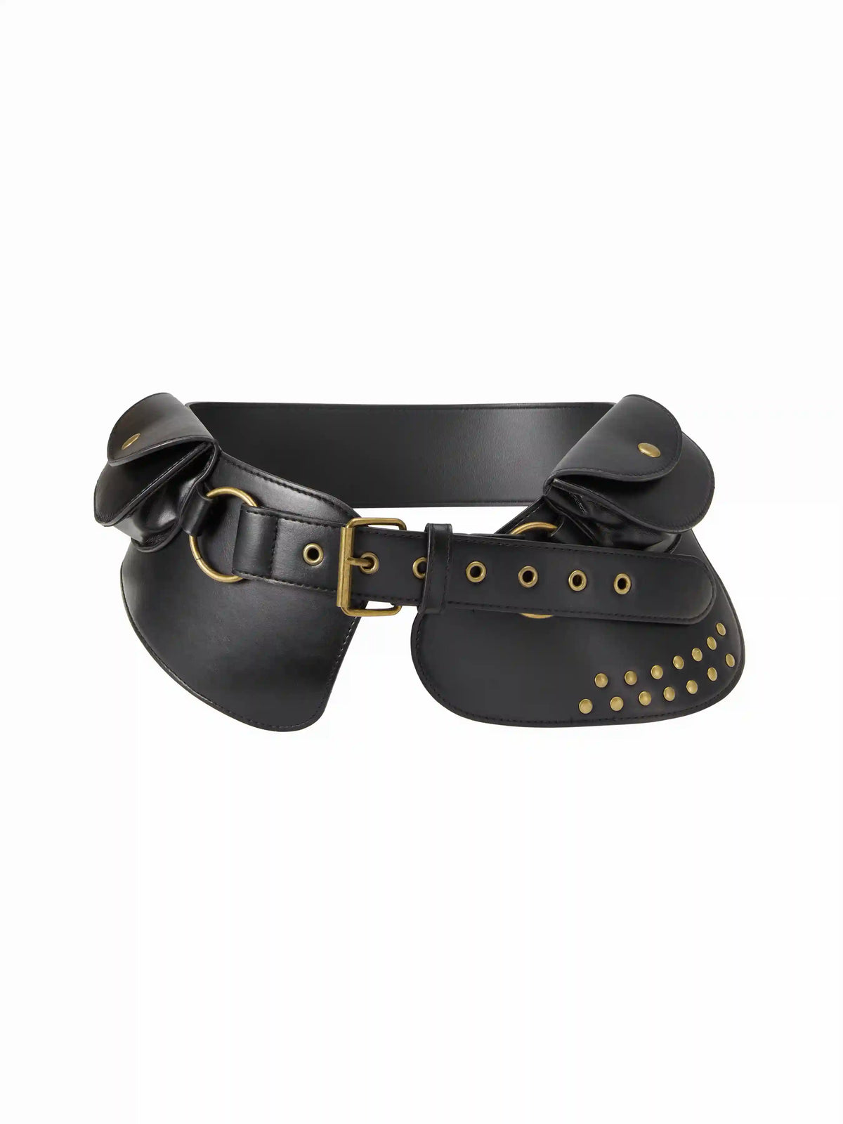STUDDED & POCKET BUCKLE BELT