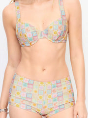Sweetheart Abstract Underwire Bikini Set