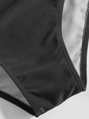 V-neck Halter Cheeky Tankini Swimsuit With Drawstring Cover Up Skirt Curve & Plus