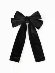VELVET BOWKNOT HAIR CLIP