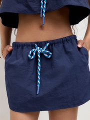 In The Navy Skirt