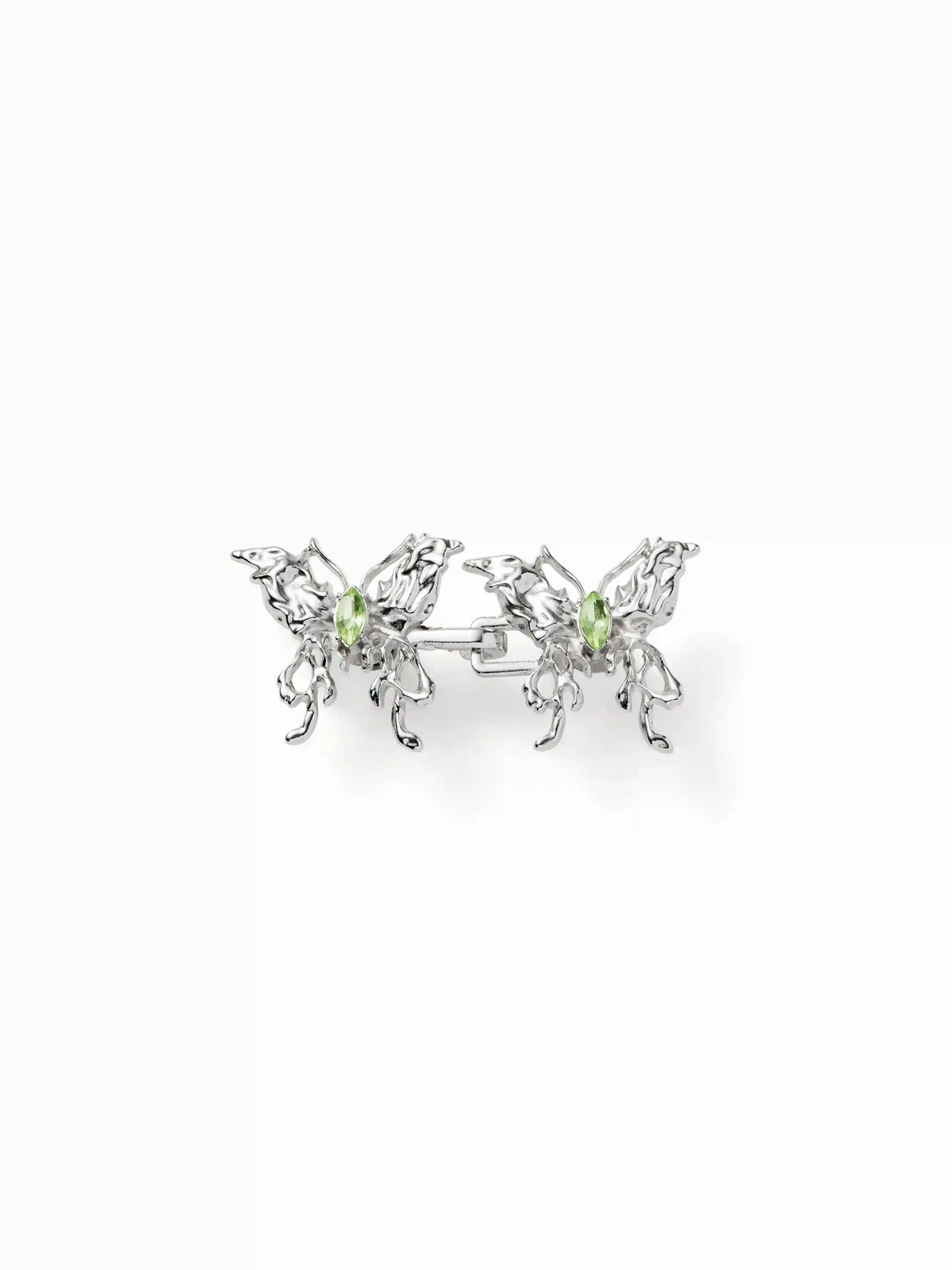 RHINESTONE BUTTERFLY BUTTON PINS FOR JEANS