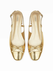 BOWKNOT SLINGBACK FLATS
