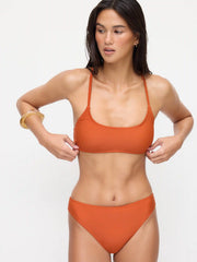 High Stretch Scoop Neck Bracelet Bikini Set