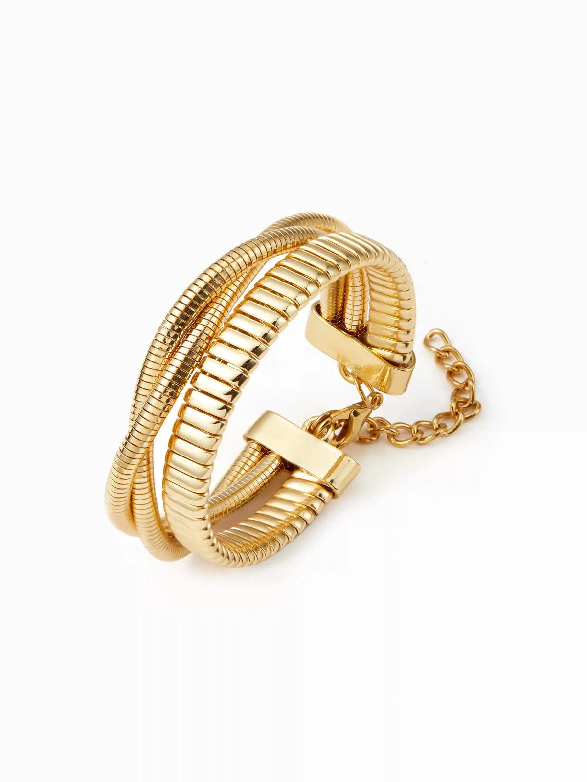 LAYERED TWIST BANGLE